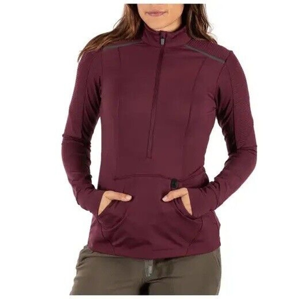 5.11 Tactical Women's Burgundy Sweatshirt